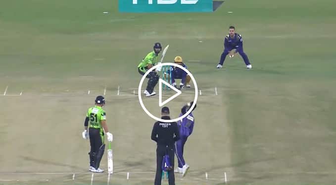 [Watch] Fakhar Zaman Throws His Wicket Away With A Careless Shot In PSL 2024